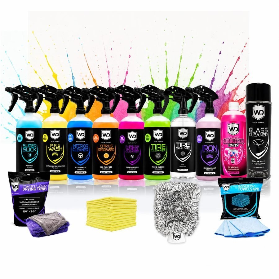 Degreasers and cleaners used for engine bay work